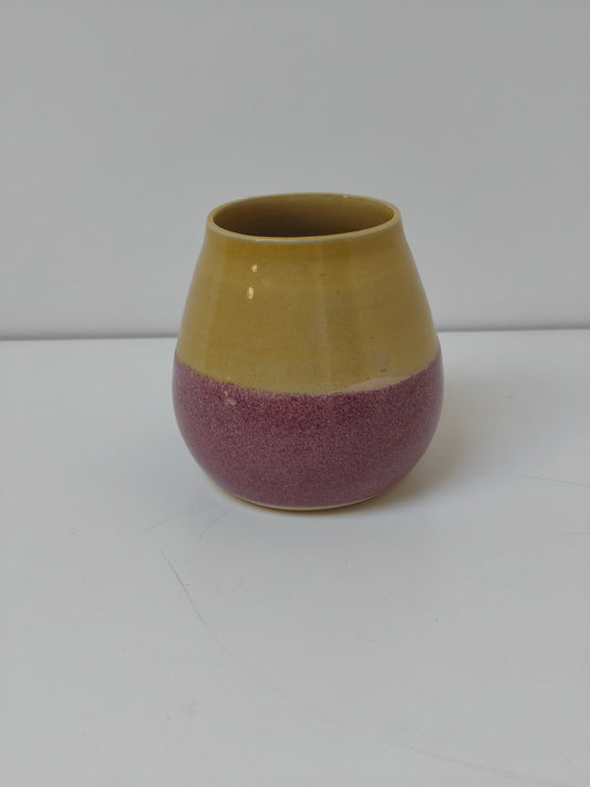 Petit vase Variation – Jaune et Rose