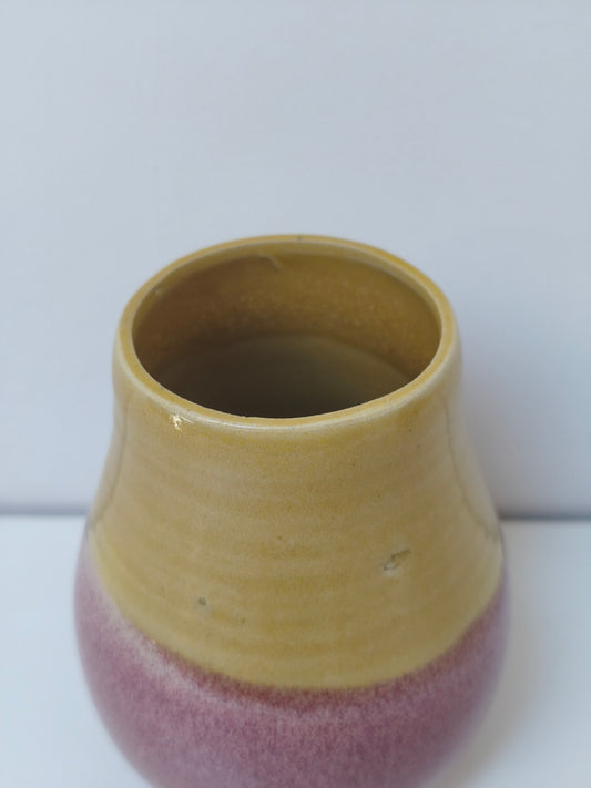 Petit vase Variation – Jaune et Rose