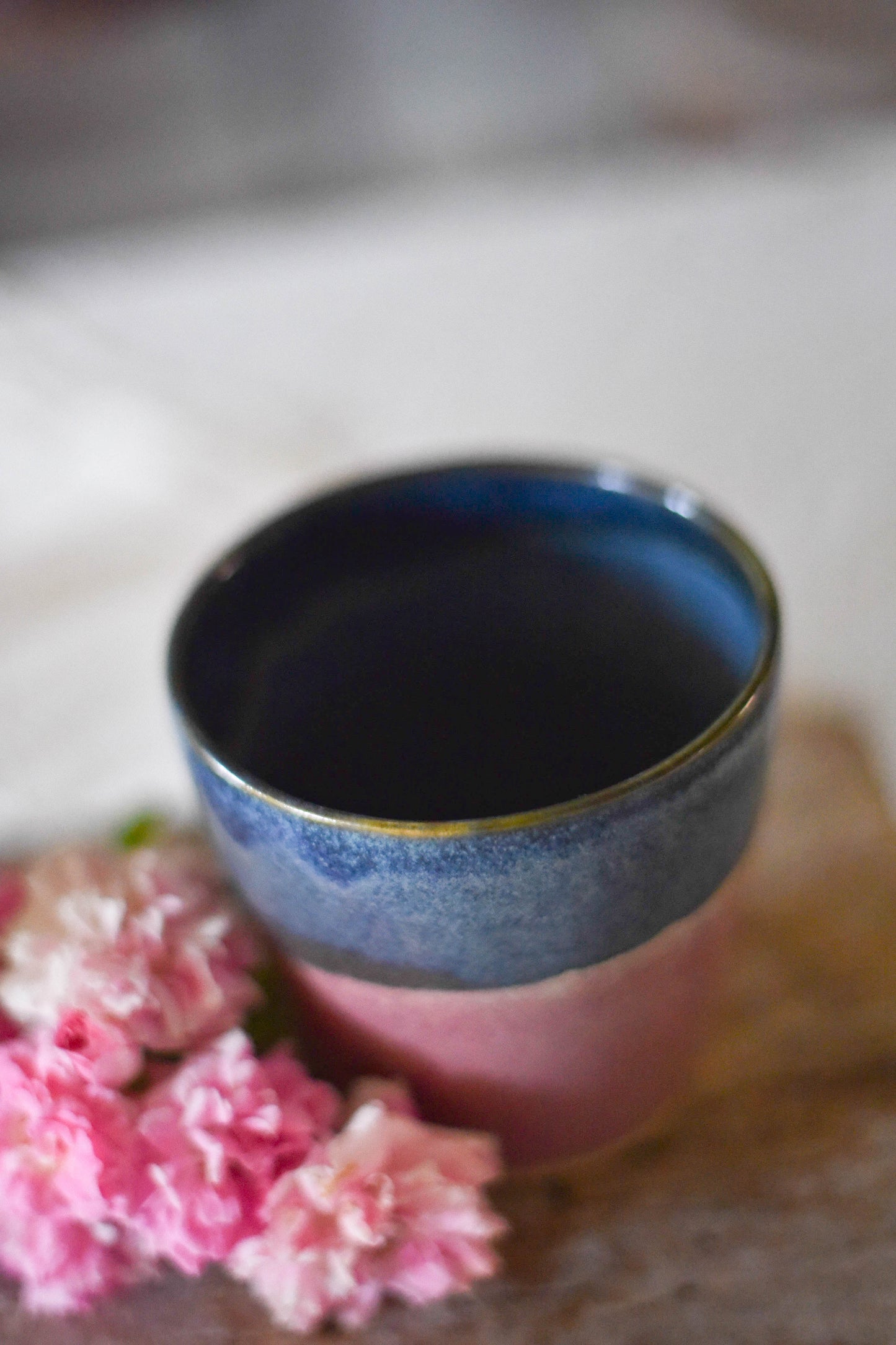Grand mug bleu et rose