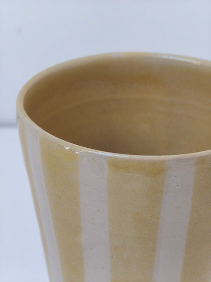 Grand mug rayé