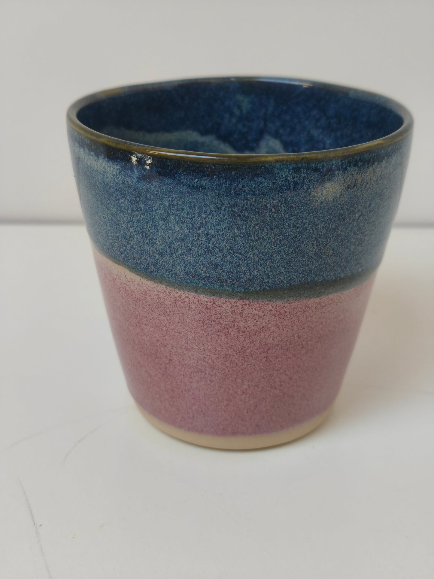 Grand mug bleu et rose