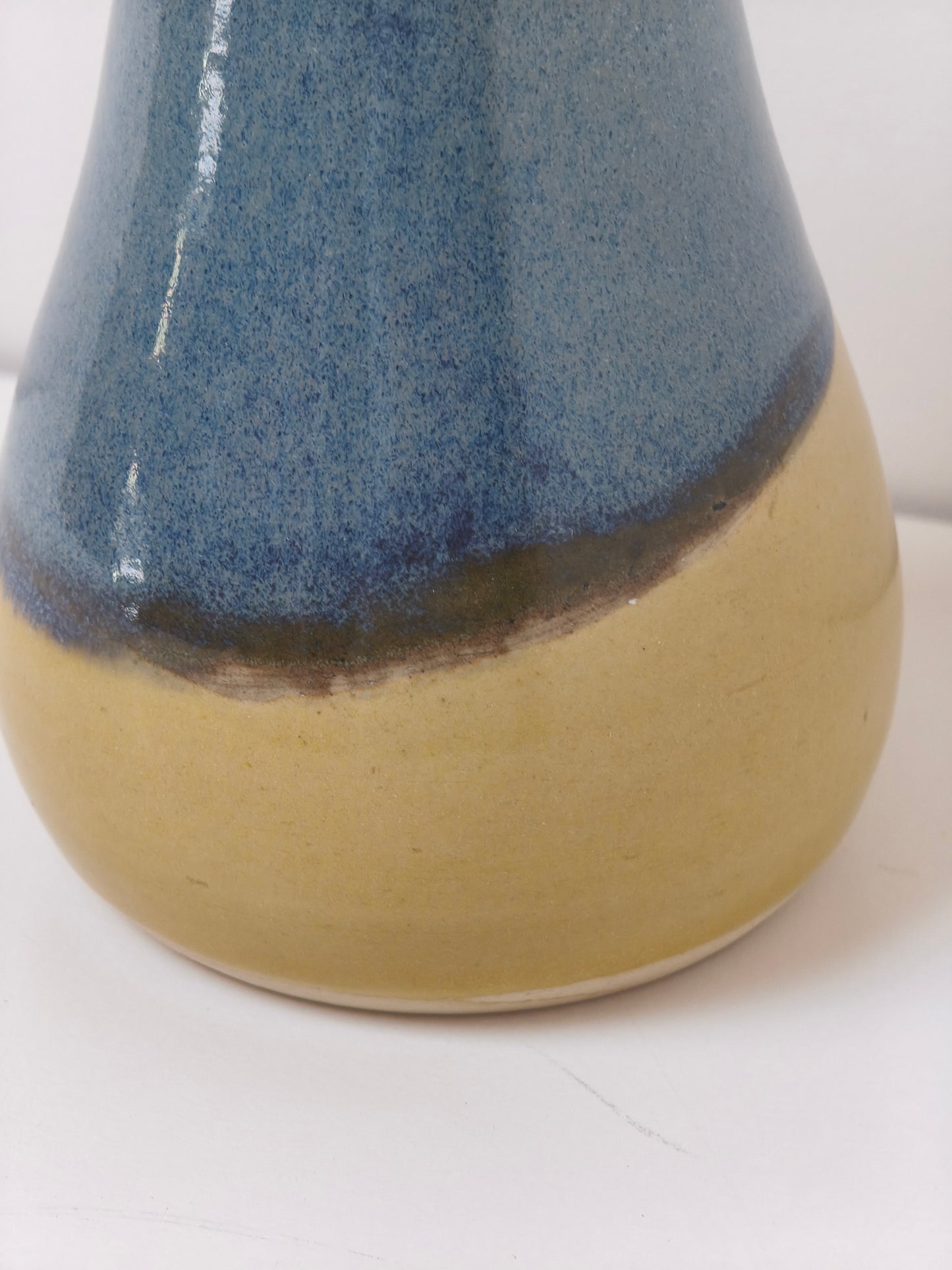 Petit vase Variation – Bleu et Jaune