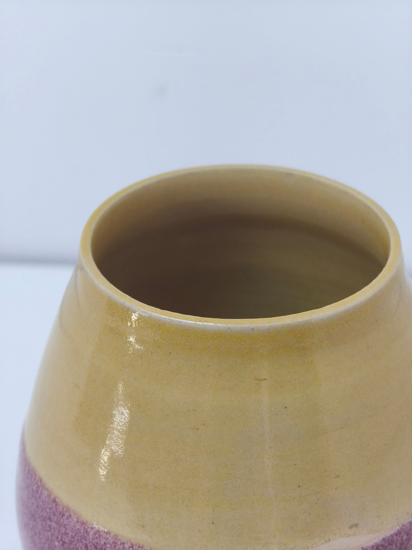 Petit vase Variation – Jaune et Rose