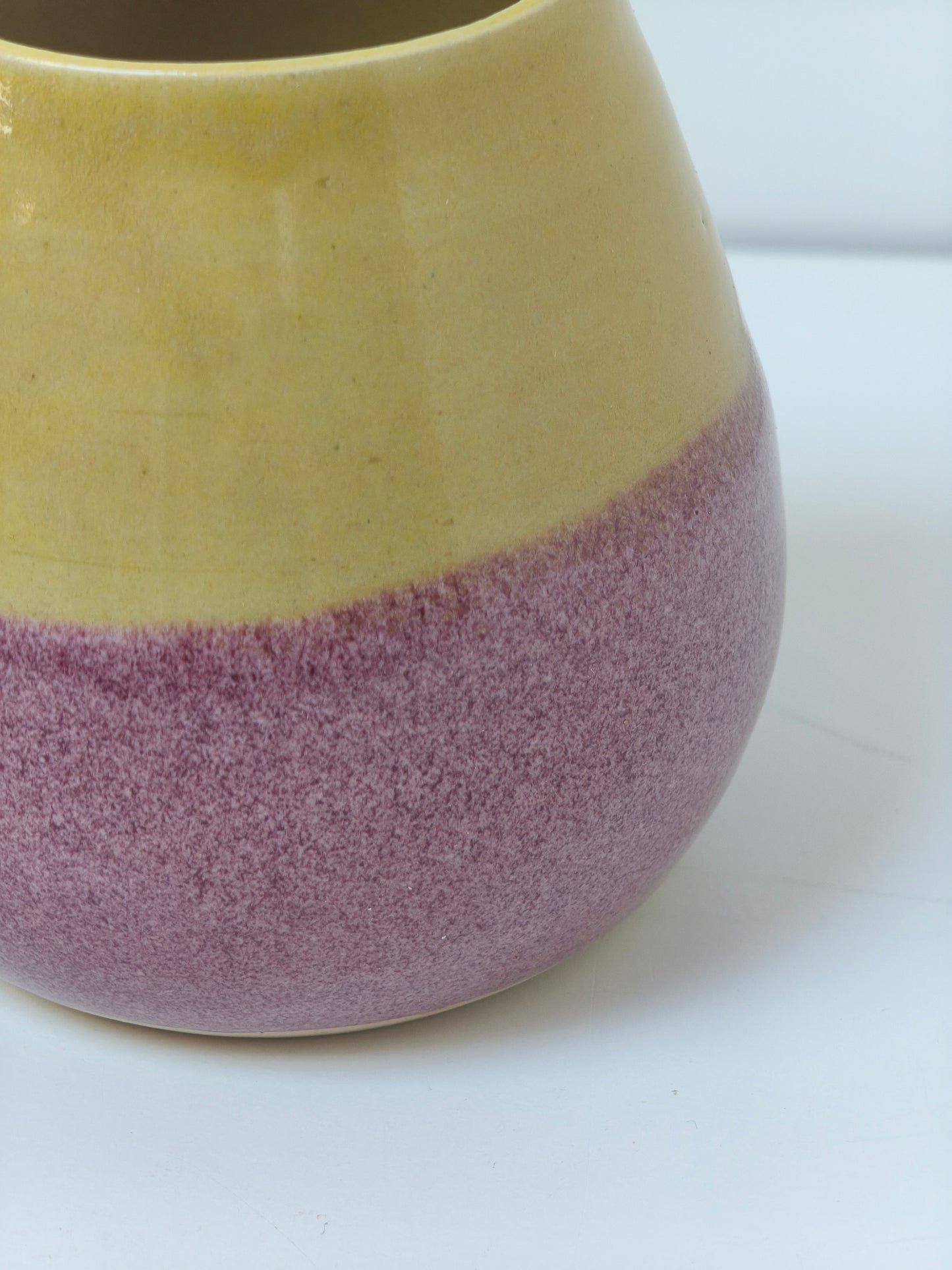 Petit vase Variation – Jaune et Rose