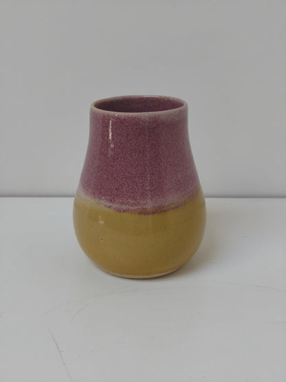 Petit vase Variation – Rose et Jaune