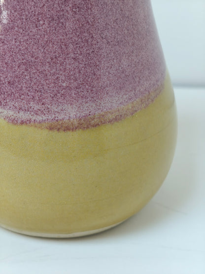 Petit vase Variation – Rose et Jaune