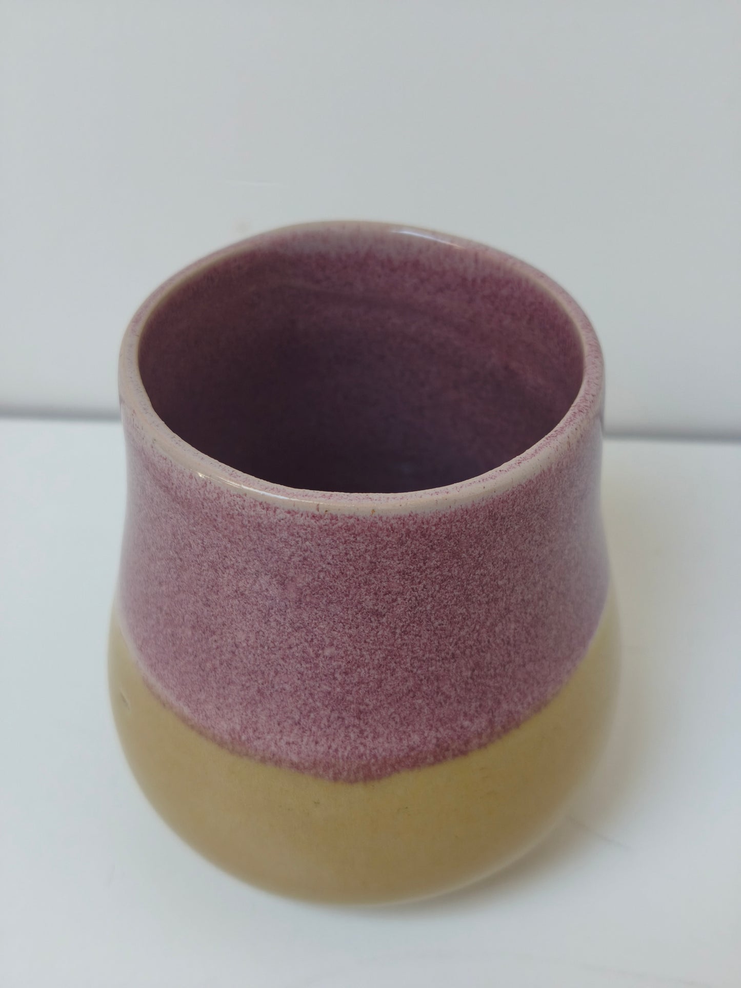 Petit vase Variation – Rose et Jaune