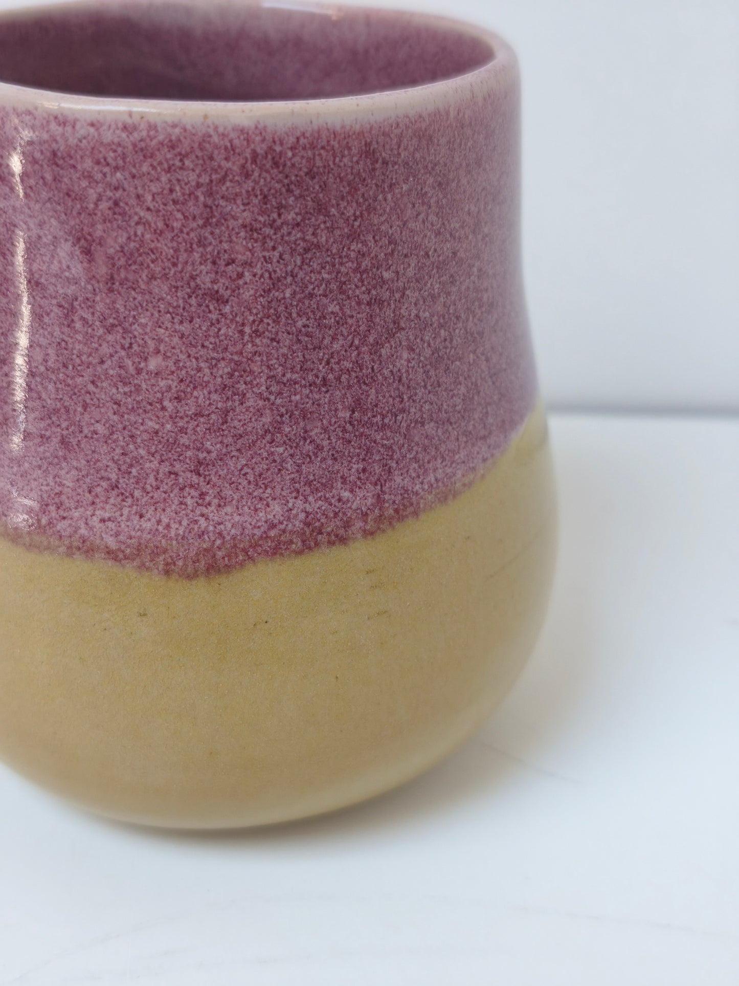 Petit vase Variation – Rose et Jaune