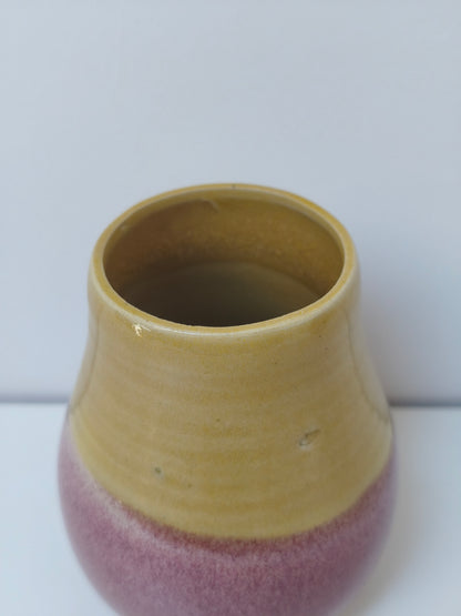 Petit vase Variation – Jaune et Rose