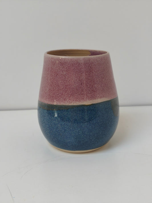 Petit vase Variation – Rose et  Bleu "imparfait"n°3