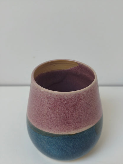 Petit vase Variation – Rose et  Bleu "imparfait"n°3