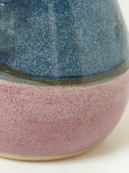 Petit vase Variation Rose et Bleu "imparfait" n°2